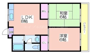 第2メゾン松谷の物件間取画像